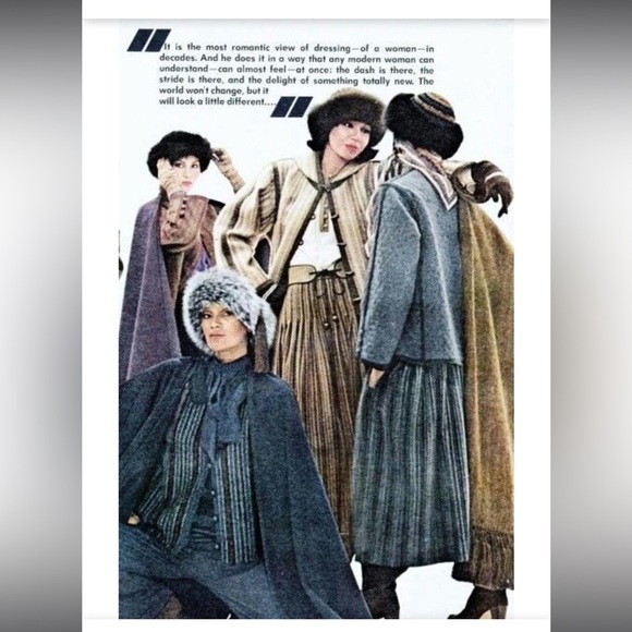 1976 YVES SAINT LAURENT 'Russian collection' striped wool coat size 36 EU (4-6) - Picture 6 of 15